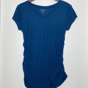 LIZ LANGE for target blue maternity tunic tee